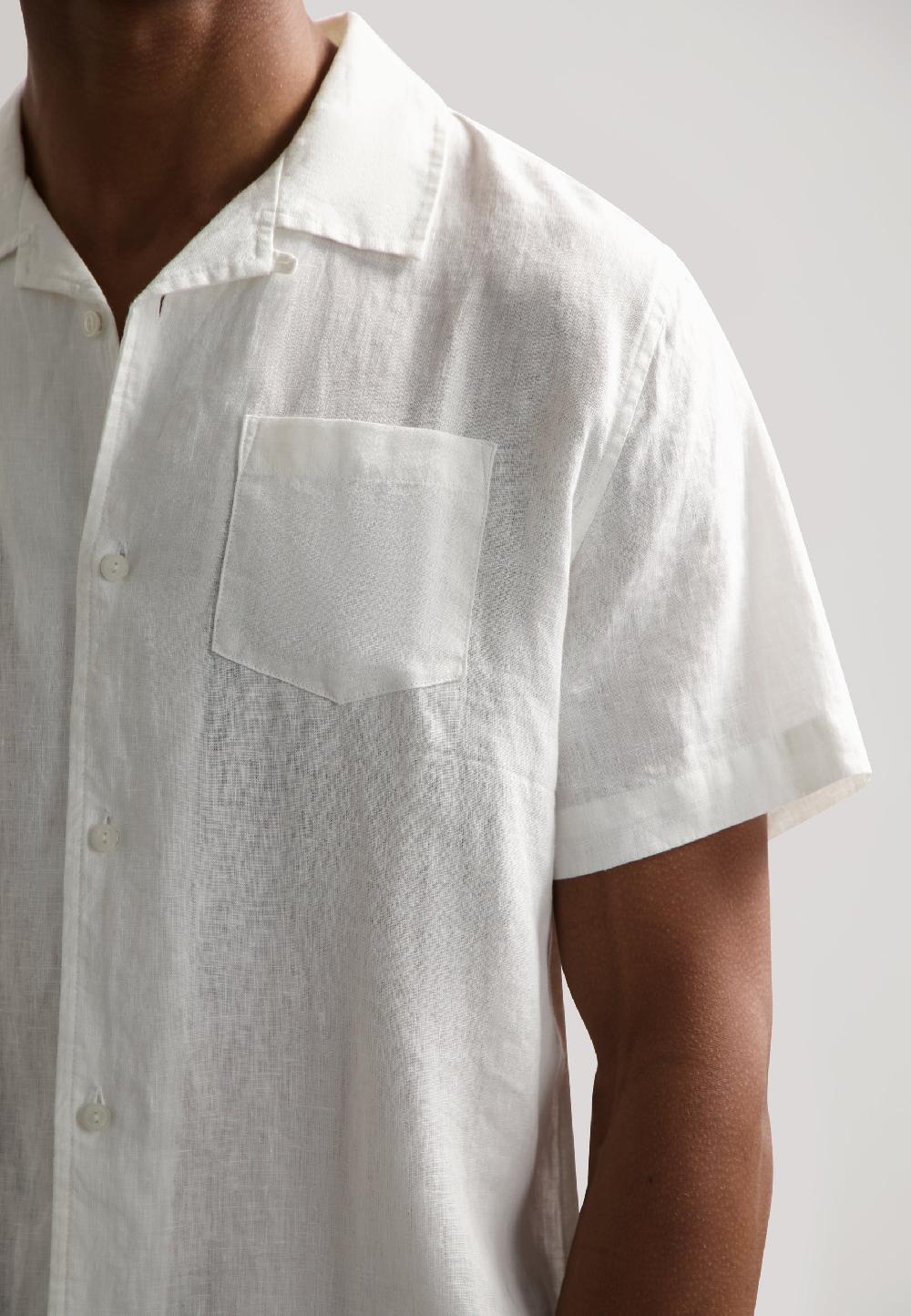 Dstrezzed Hero Resort Shirt Linen White