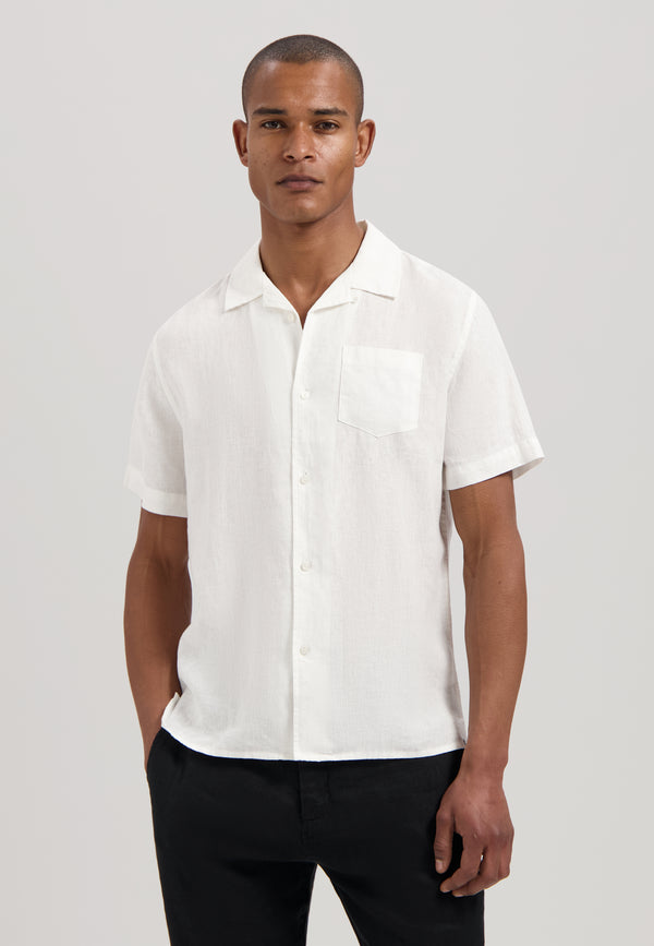 dstrezzed Hero Resort Shirt Linen White