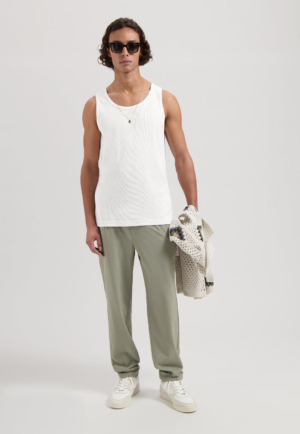 Dstrezzed Kev Singlet White