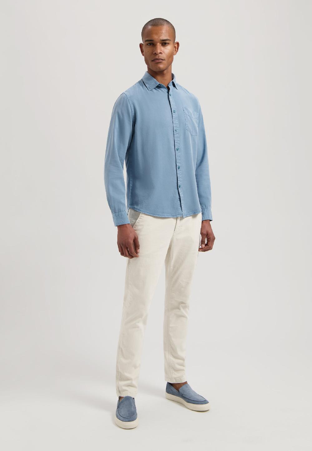Dstrezzed Lamont TENCEL™ Shirt Provincial Blue