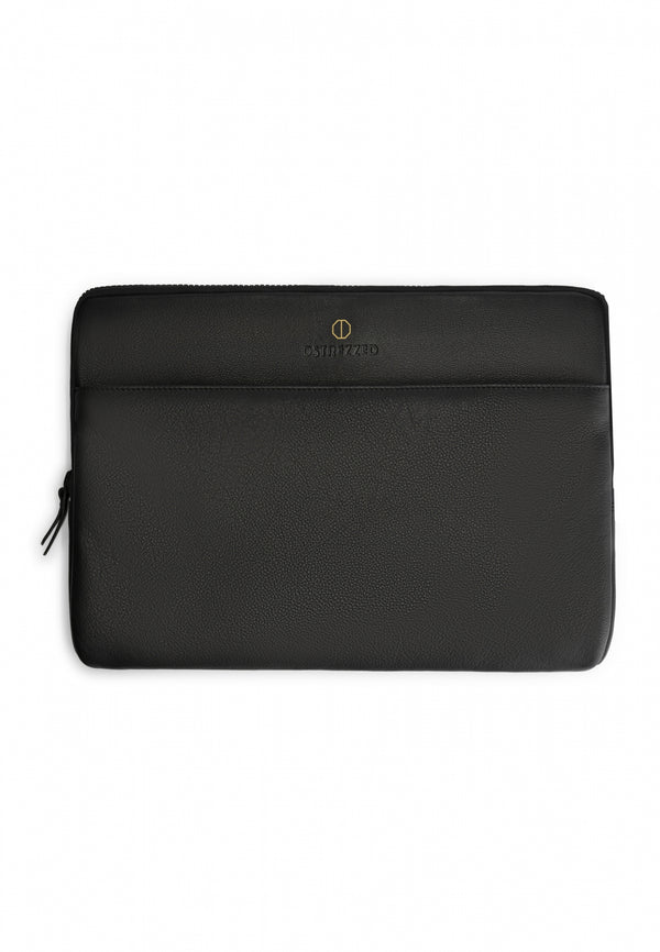 dstrezzed Laptop Sleeve Leather Black