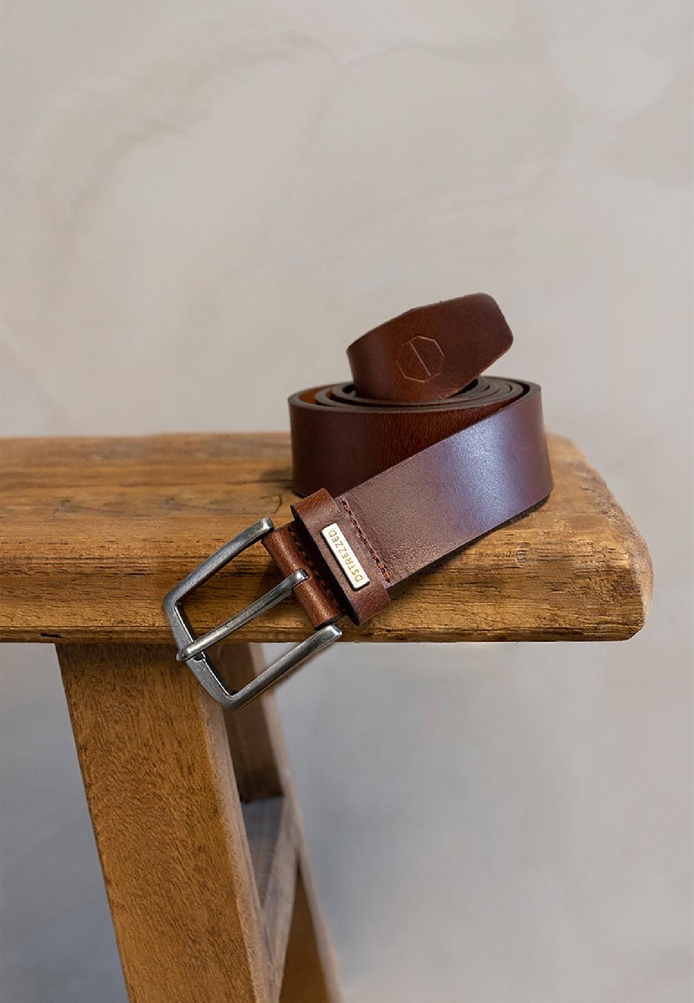 Dstrezzed Leather Belt Brown