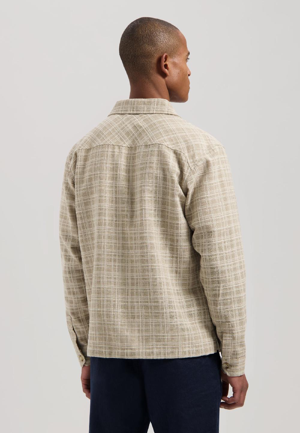 Dstrezzed Lino Overshirt Timber Wolf