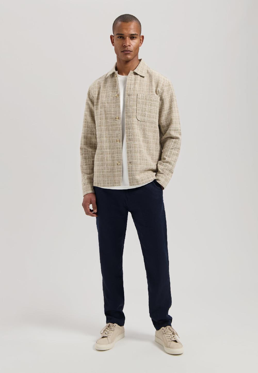 Dstrezzed Lino Overshirt Timber Wolf