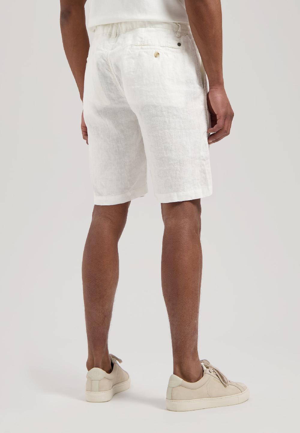 Dstrezzed Logan Beach Shorts Linen White