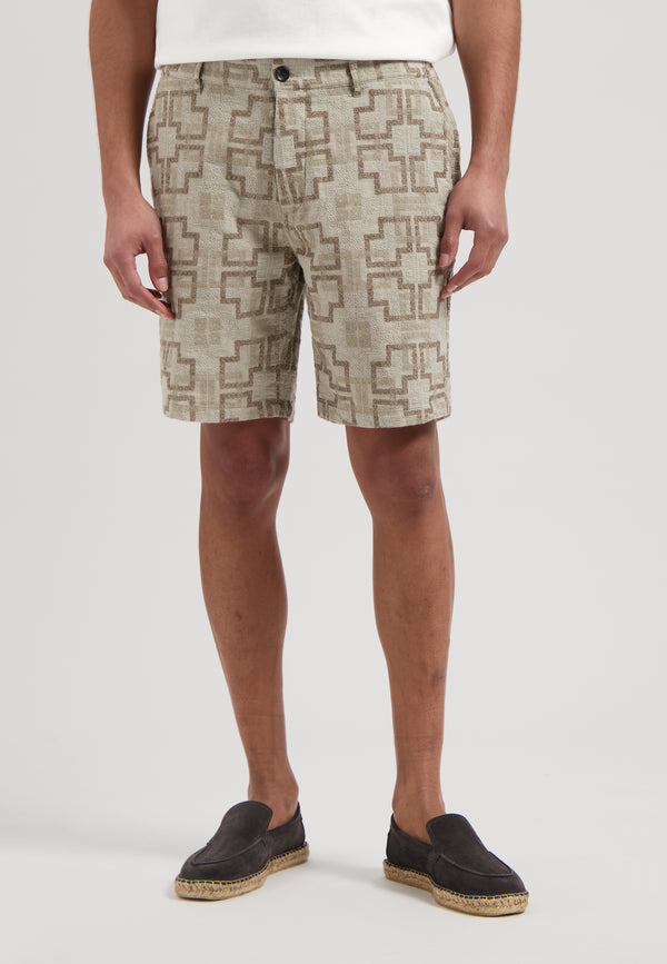 dstrezzed Logan Embro Shorts Sand dstrezzed Logan Embro Shorts Sand