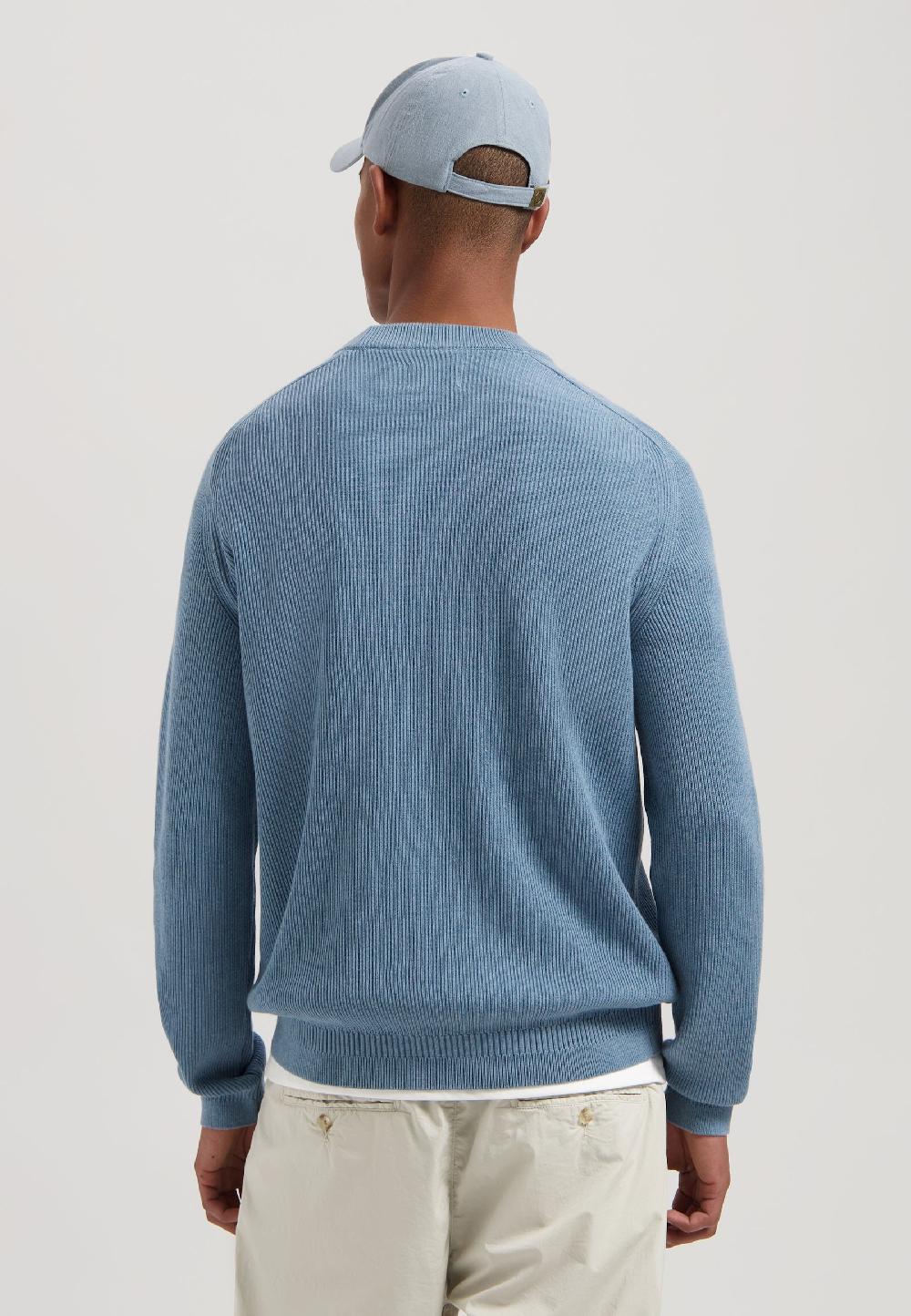 Dstrezzed Pedro Crewneck Provincial Blue