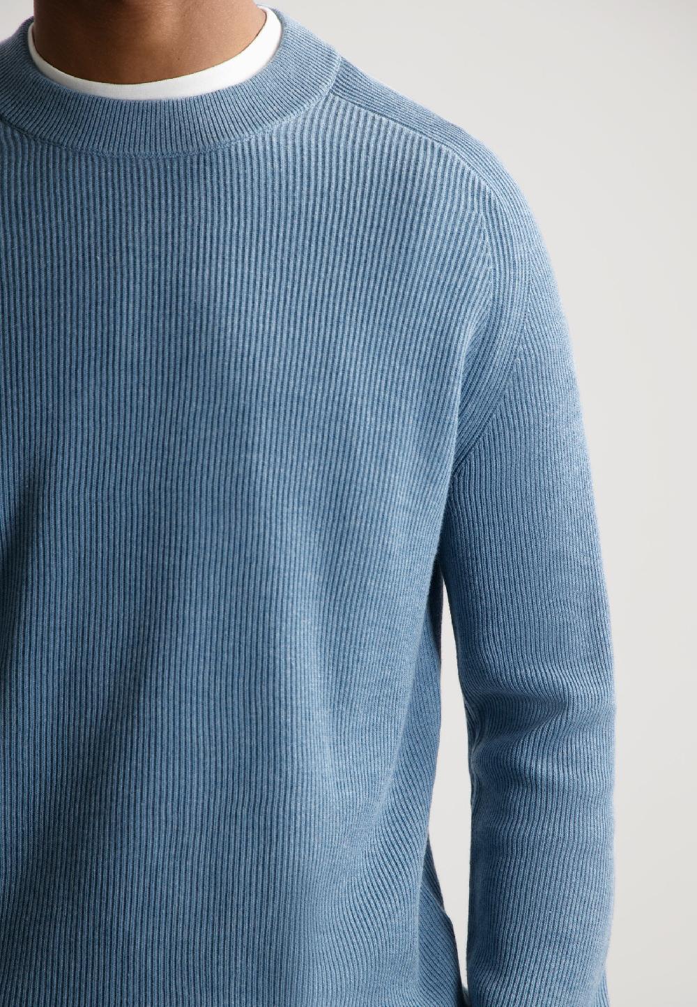Dstrezzed Pedro Crewneck Provincial Blue