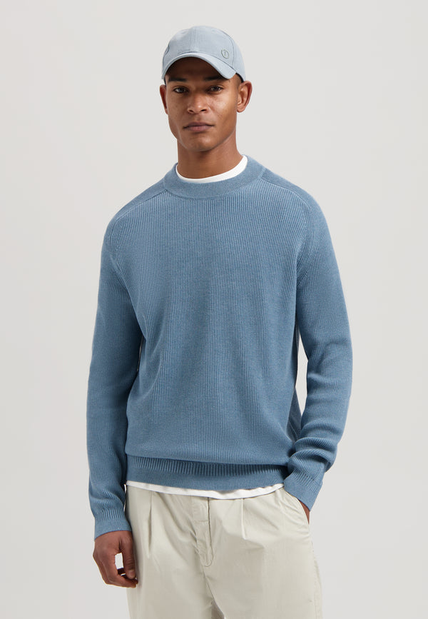 dstrezzed Pedro Crewneck Provincial Blue