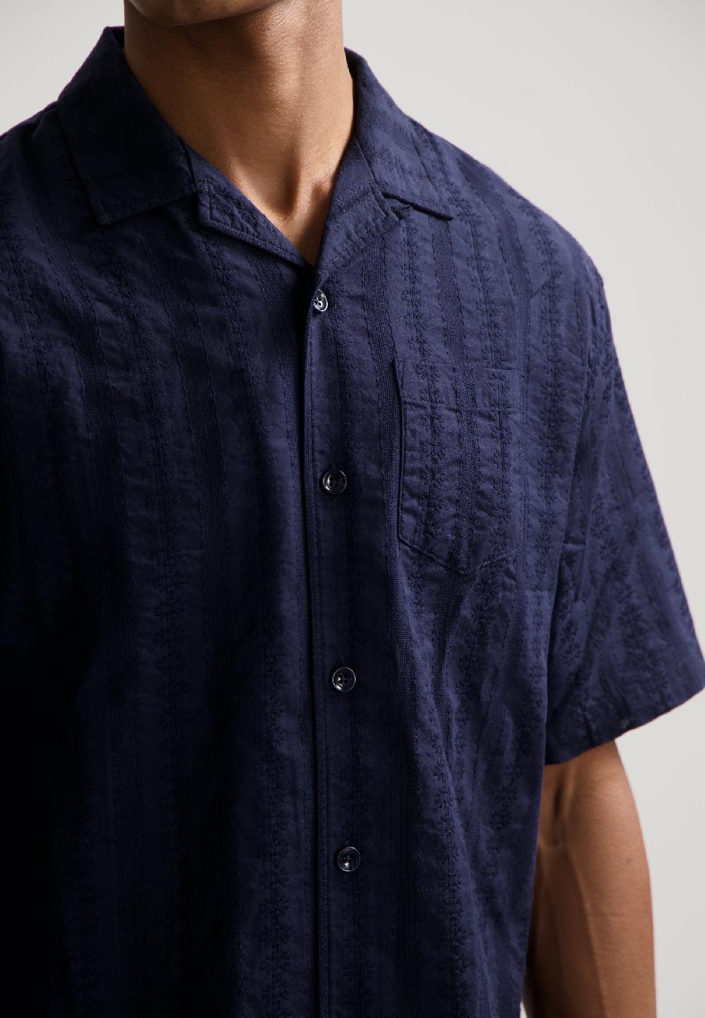 Dstrezzed Sirius Resort Shirt Dk. Navy