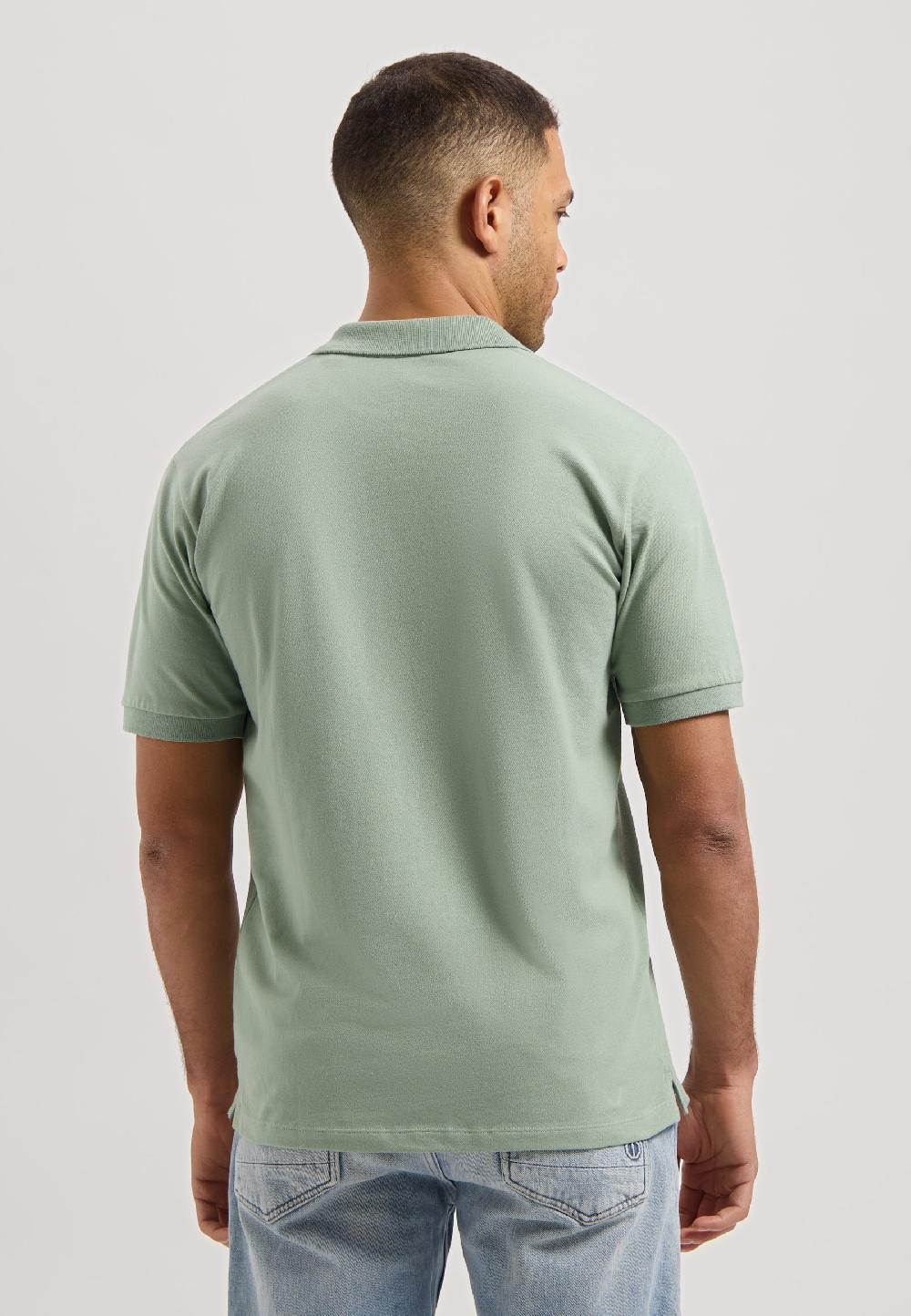 Dstrezzed The Bowie V-Neck Polo Lily Pad