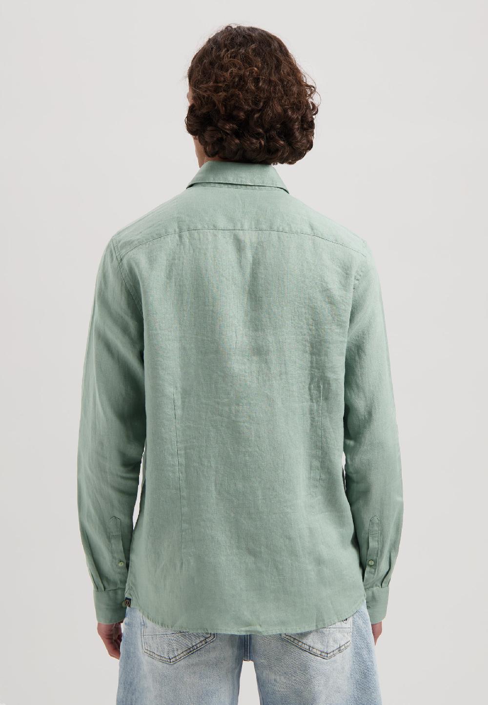 Dstrezzed The Jagger Shirt Linen Lily Pad