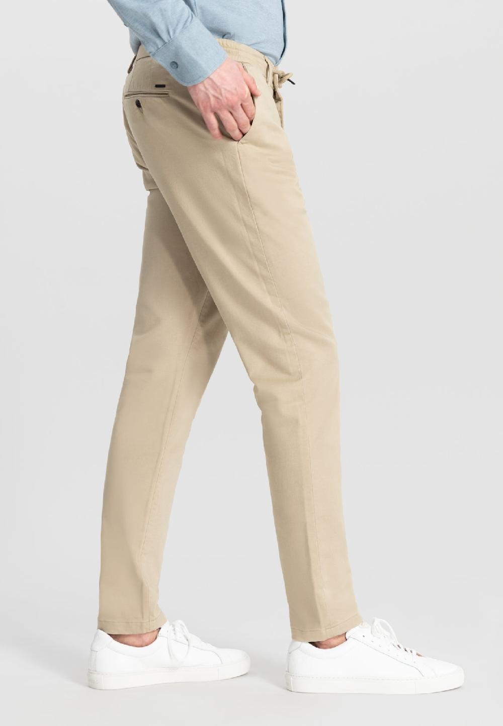 Dstrezzed The Lancaster Tapered Jogger Twill Knit Sand