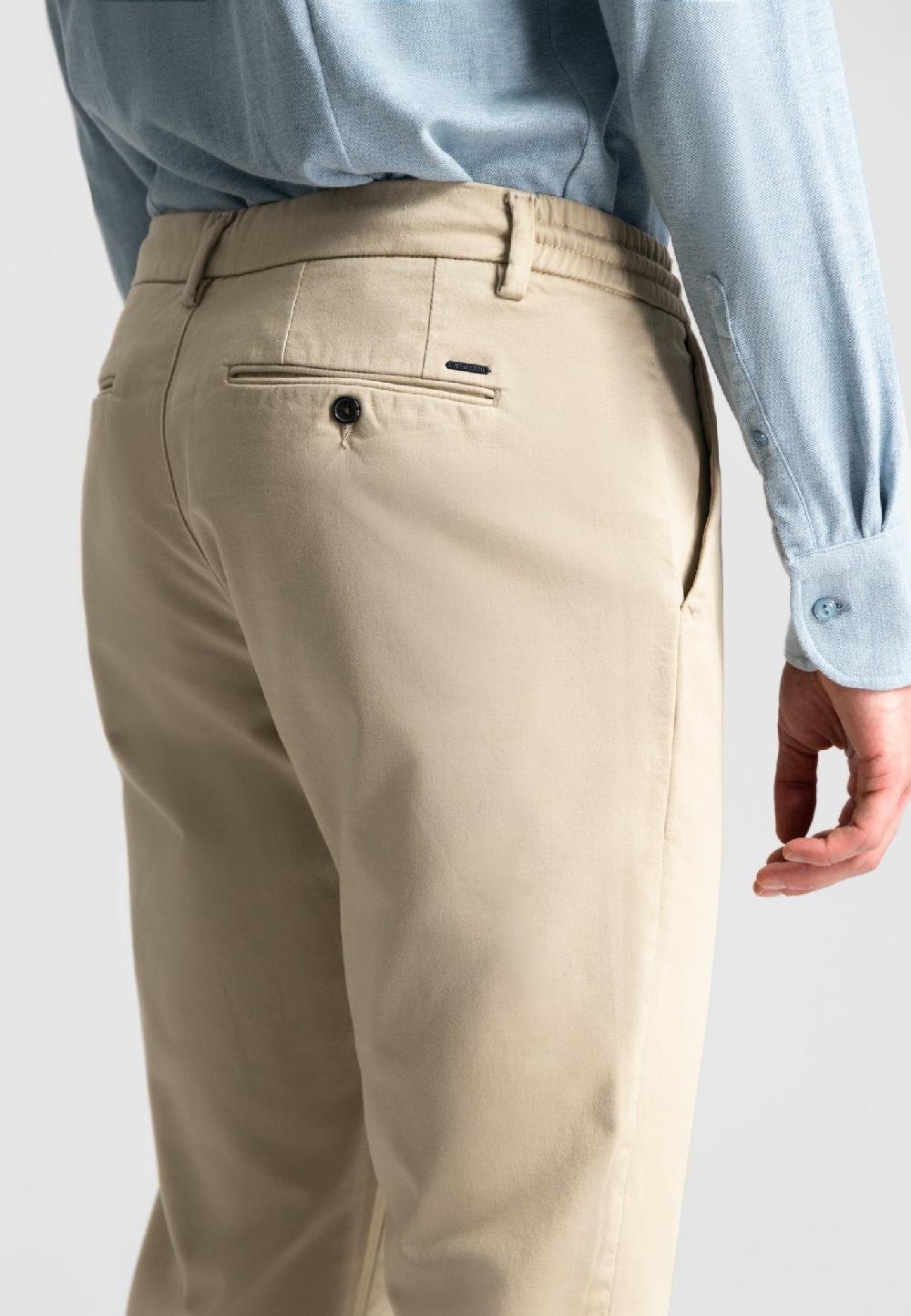 Dstrezzed The Lancaster Tapered Jogger Twill Knit Sand