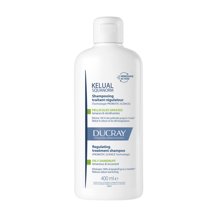 ducray KELUAL SQUANORM Shampooing traitant régulateur - Pellicules grasses
