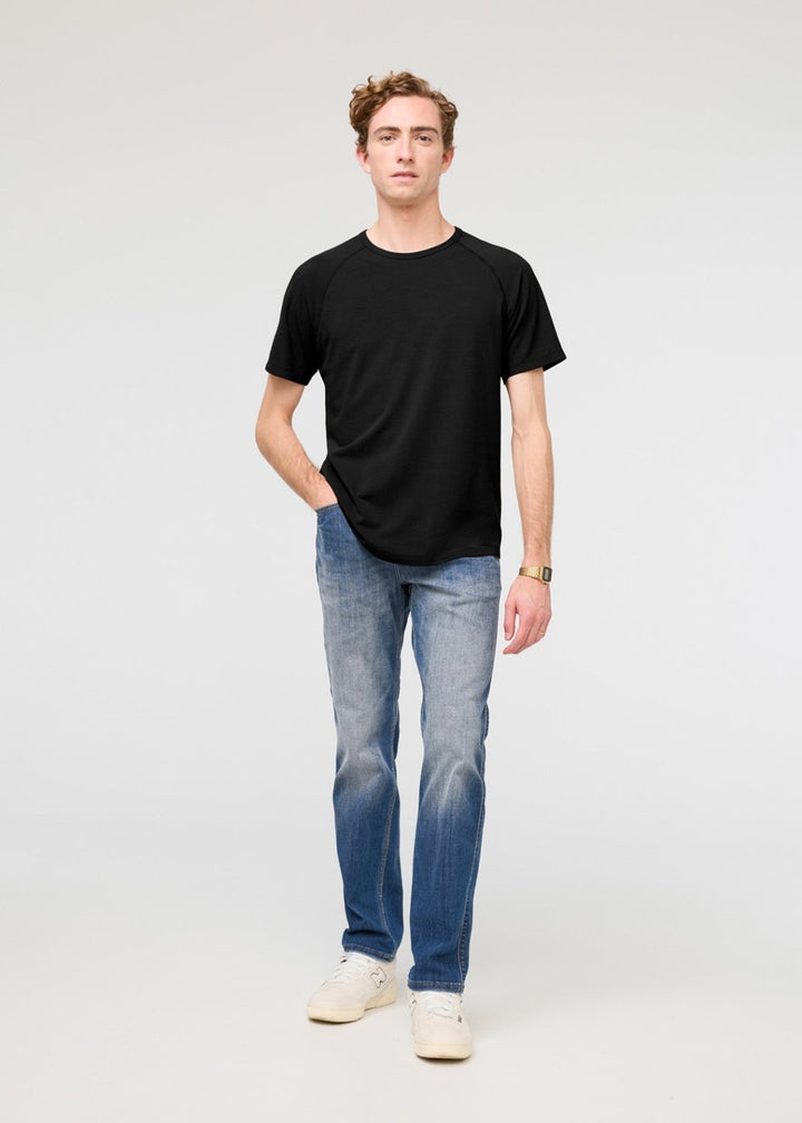 Duer Air Flow Pique Tee - Black