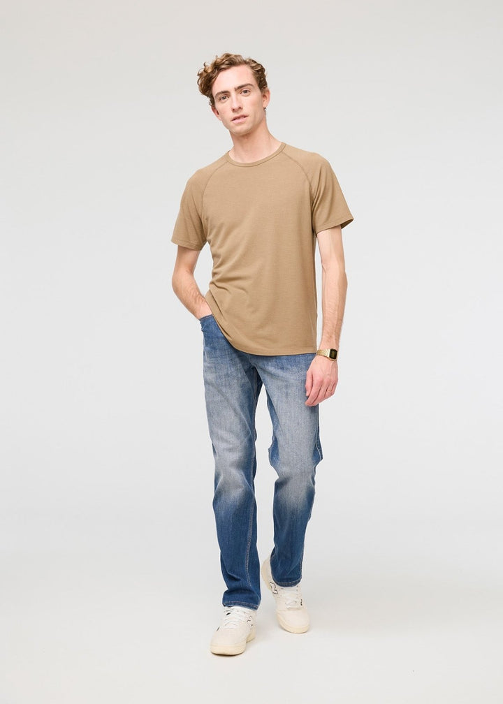 Duer Air Flow Pique Tee - Oatmeal