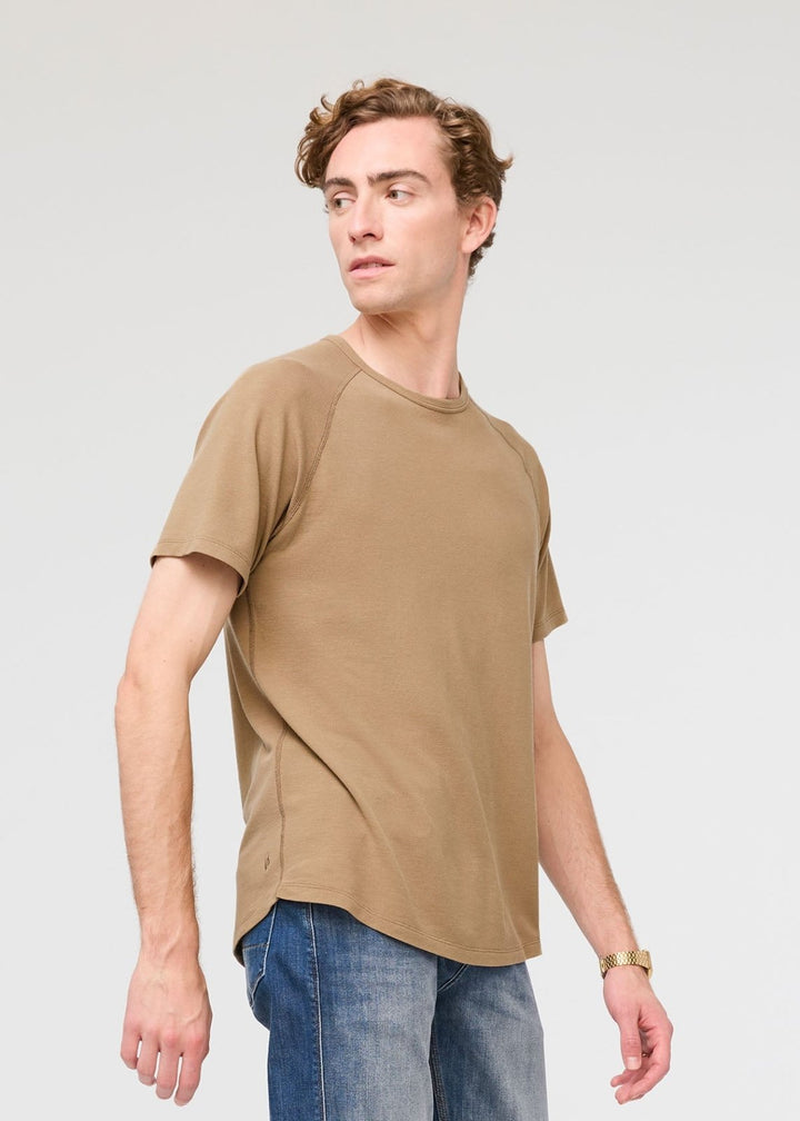 Duer Air Flow Pique Tee - Oatmeal