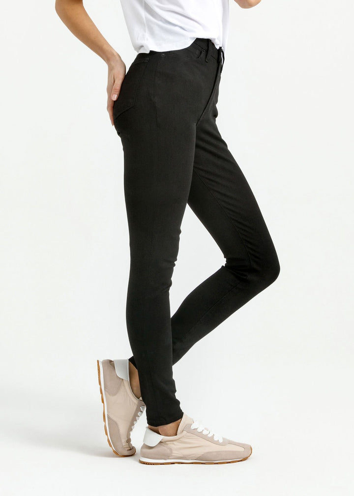 Duer Four Way Flex High Rise Skinny - Black