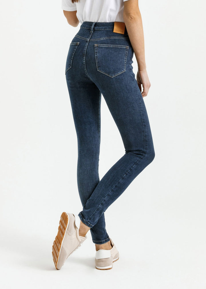 Duer Four Way Flex High Rise Skinny - Dark Stone