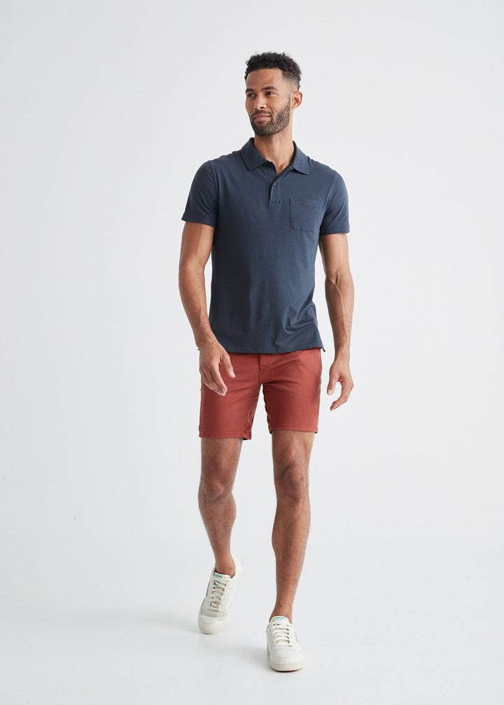duer Live Free Journey Short - Dark Red