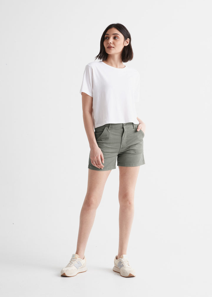 duer Live Free Utility Short - Thyme