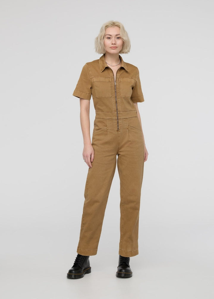 duer LuxTwill Boiler Suit - Camel