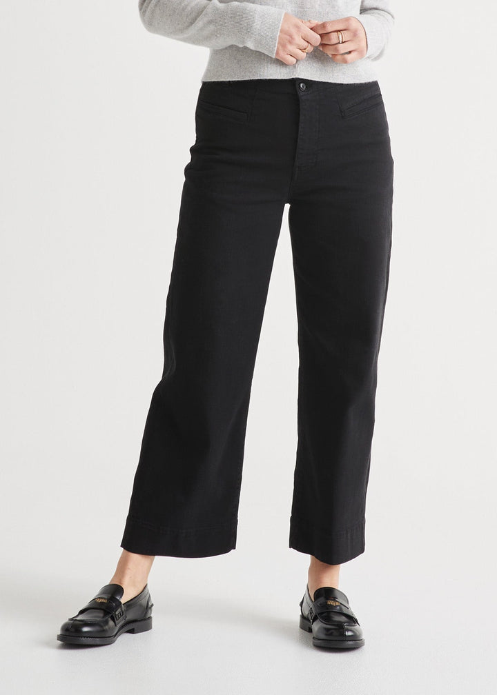 Duer LuxTwill High Rise Trouser - Black