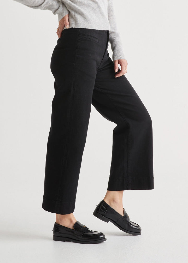 Duer LuxTwill High Rise Trouser - Black