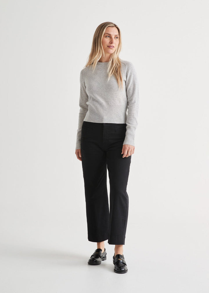 duer LuxTwill High Rise Trouser - Black