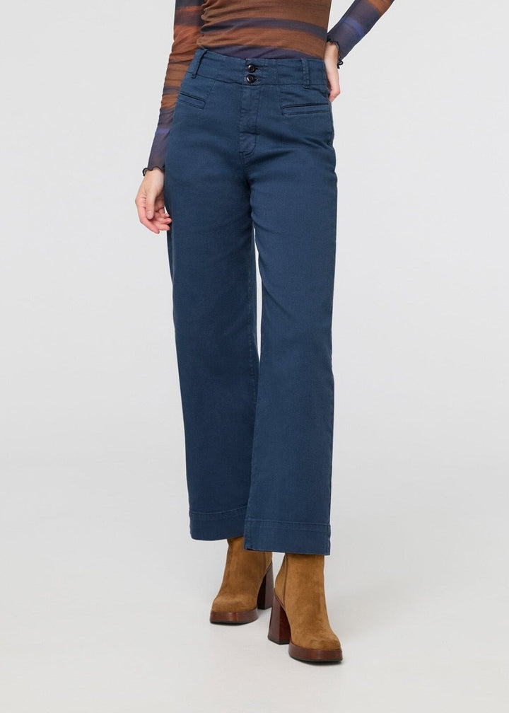 Duer LuxTwill High Rise Trouser - Marine