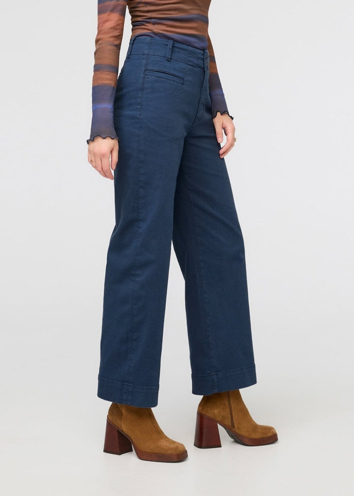 Duer LuxTwill High Rise Trouser - Marine