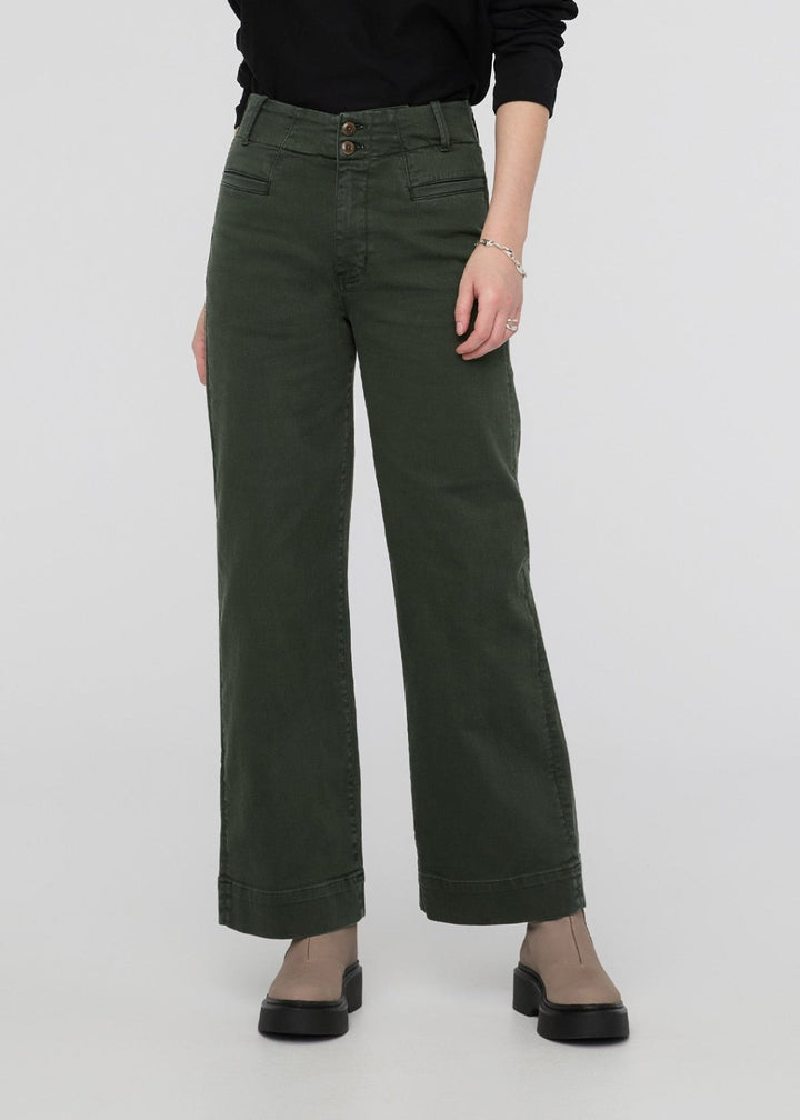 Duer LuxTwill High Rise Trouser - Peat