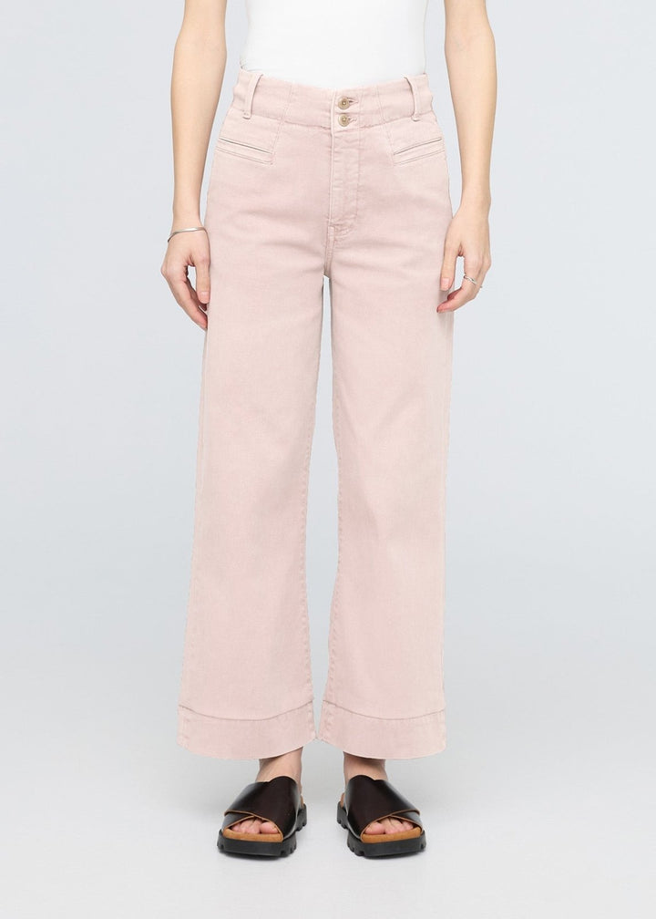 Duer LuxTwill High Rise Trouser - Soft Rose