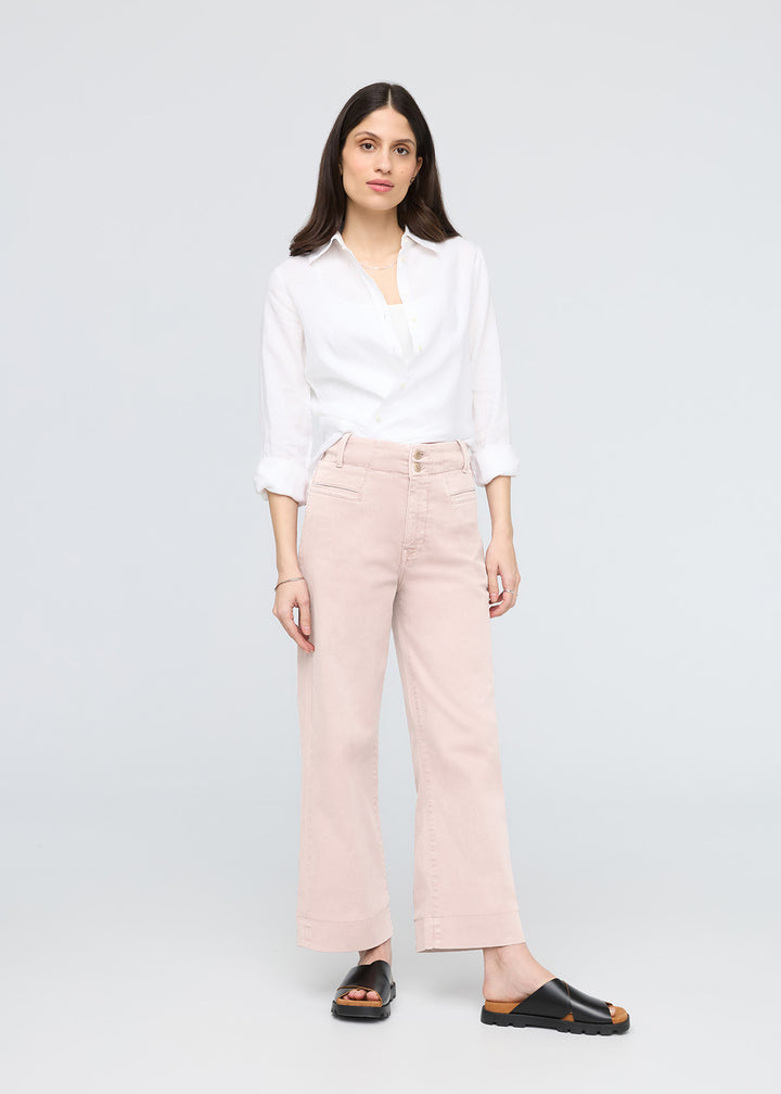 duer LuxTwill High Rise Trouser - Soft Rose