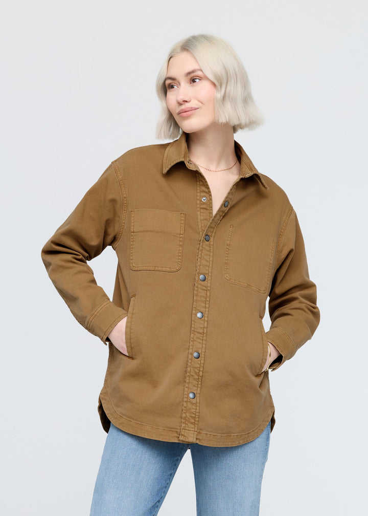duer LuxTwill Overshirt - Camel