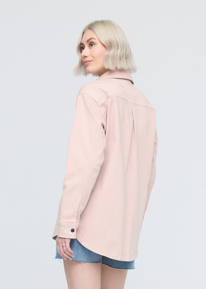 Duer LuxTwill Overshirt - Soft Rose