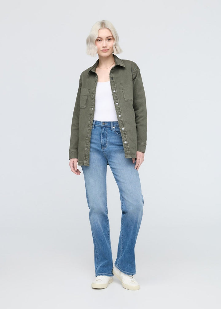 Duer LuxTwill Overshirt - Thyme