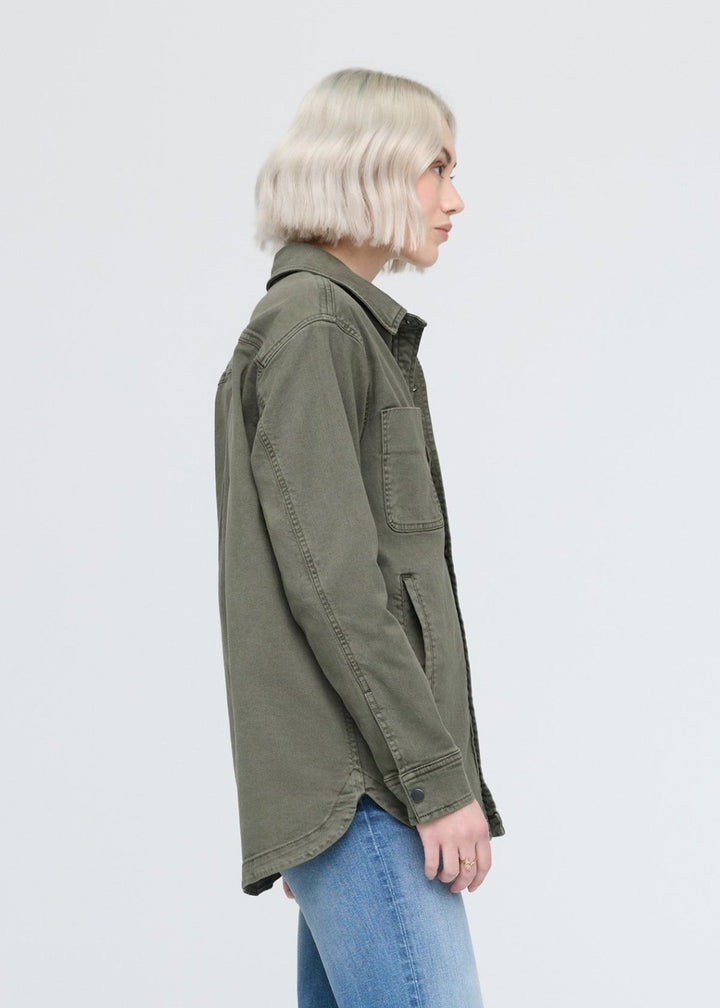 Duer LuxTwill Overshirt - Thyme