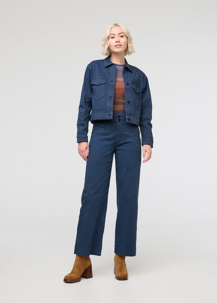 Duer LuxTwill Trucker Jacket - Marine