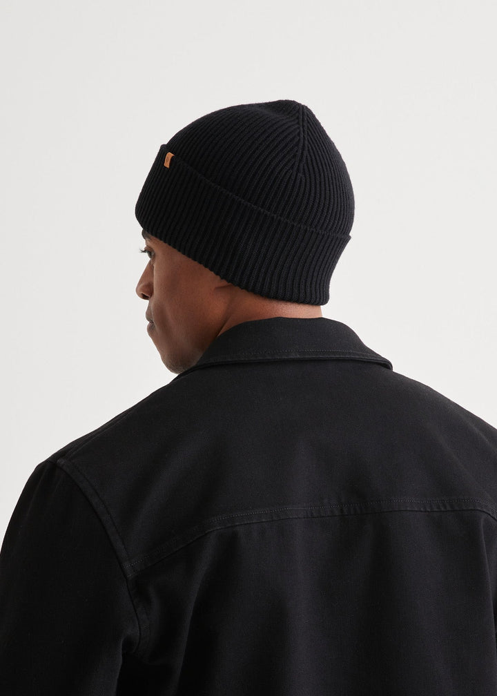 Duer Merino Wool Toque - Black