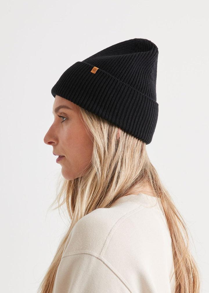 Duer Merino Wool Toque - Black