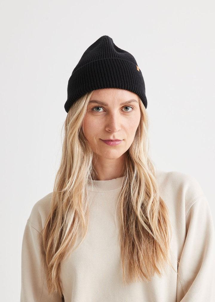 Duer Merino Wool Toque - Black