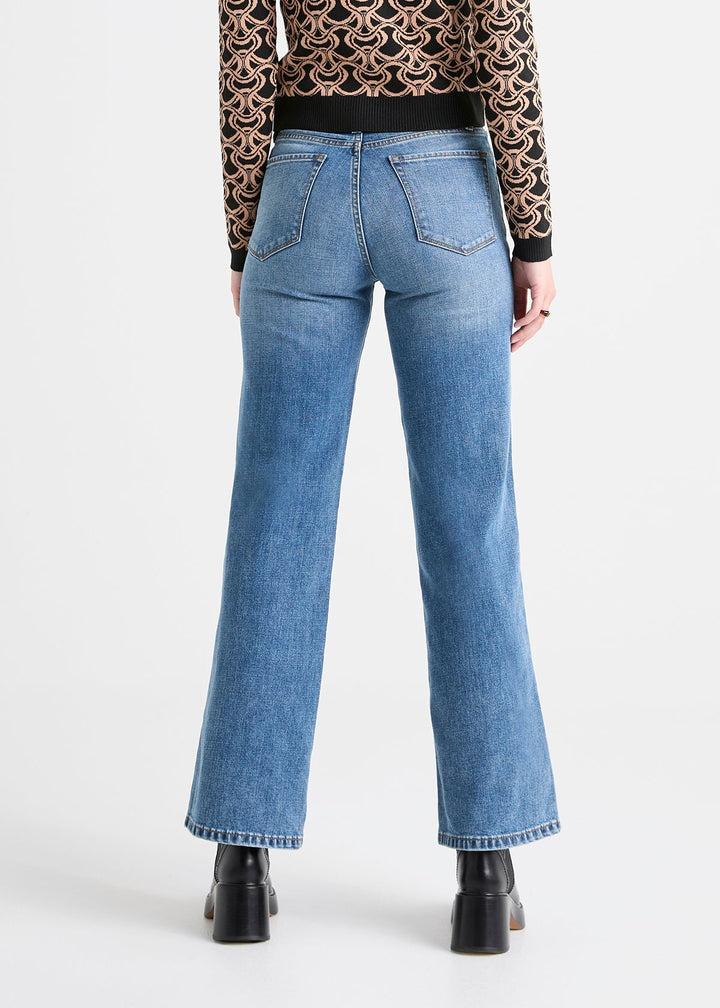 Duer Midweight Denim Wide Leg (Button Fly) - Vintage