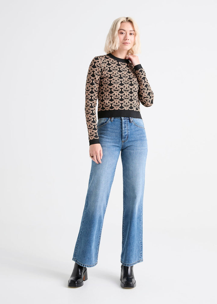 Duer Midweight Denim Wide Leg (Button Fly) - Vintage