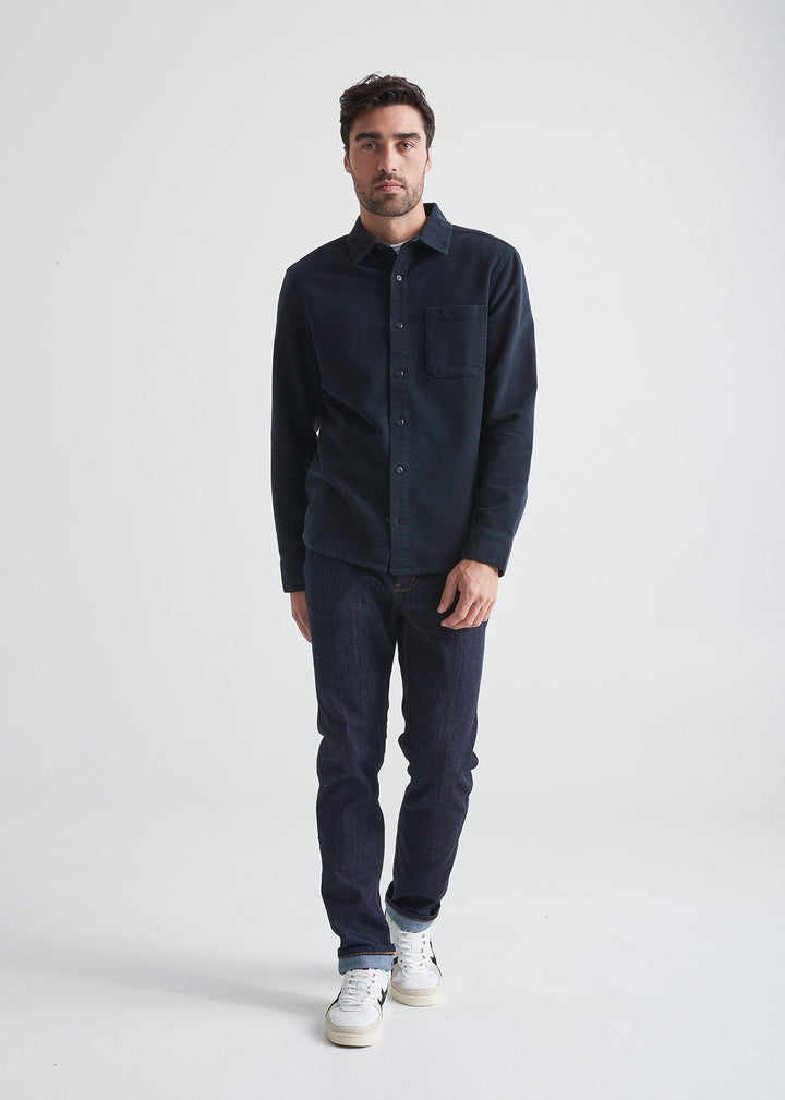 Duer No Sweat Moleskin Shirt - Navy