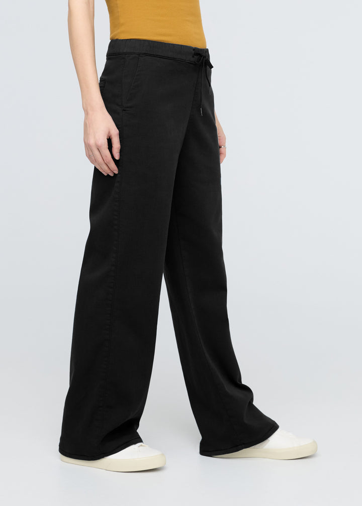Duer No Sweat Wide Leg Pant - Black