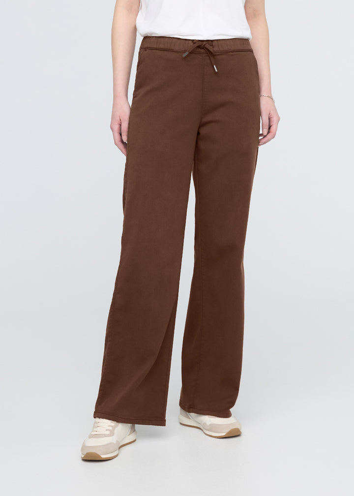 Duer No Sweat Wide Leg Pant - Deep Taupe