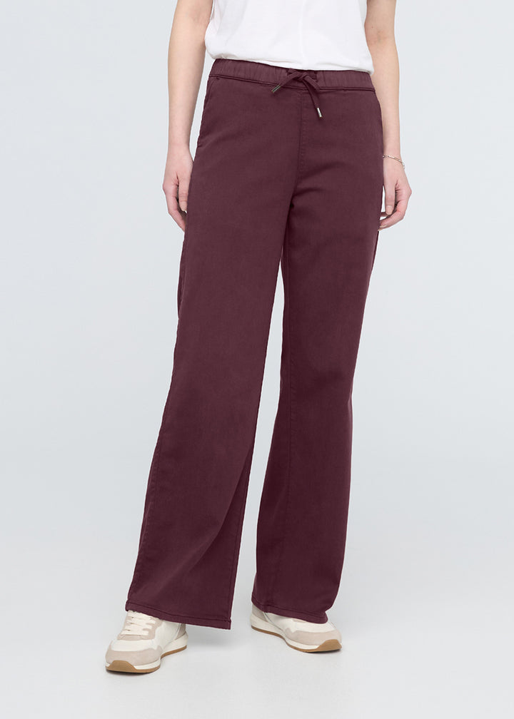 Duer No Sweat Wide Leg Pant - Raisin