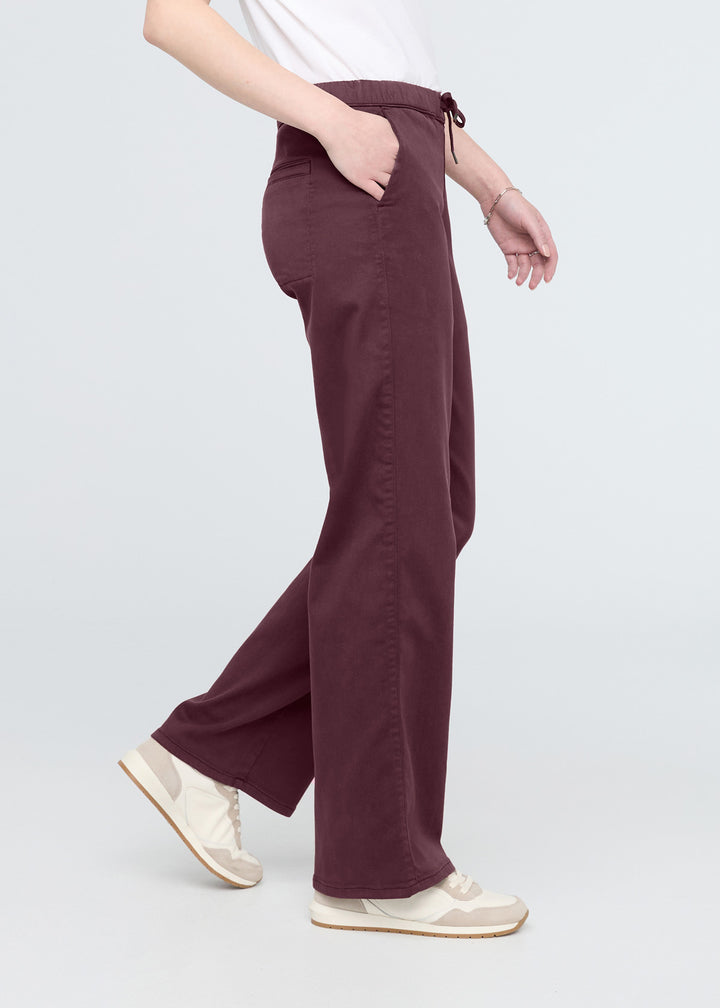 Duer No Sweat Wide Leg Pant - Raisin